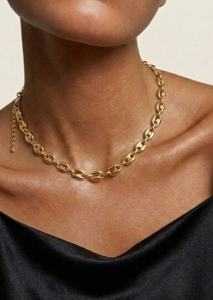Halsband Bold Chain - 18k Guldpläterat