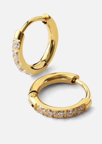Örhänge Sparklingers - 18k Guldpläterat