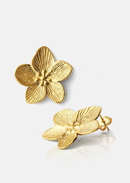 Örhänge Blossom - 18k Guldpläterat