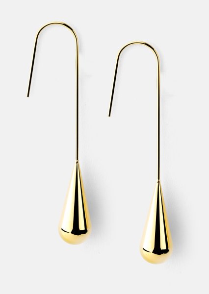 Örhänge Golden Drop Elegance - 18k Guldpläterat