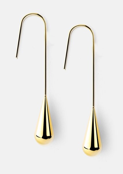 Örhänge Golden Drop Elegance - 18k Guldpläterat