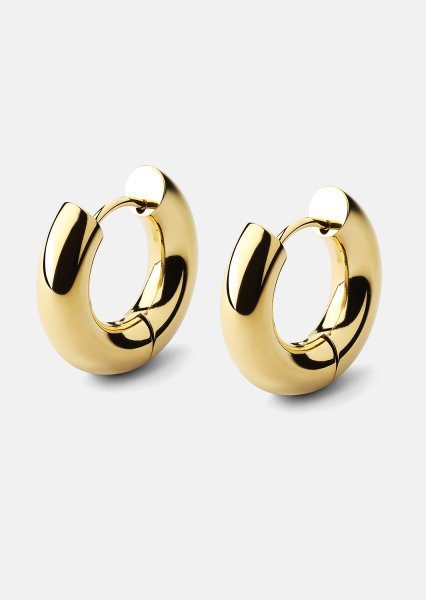 Örhängen Bold Glow – 18k Guldpläterade
