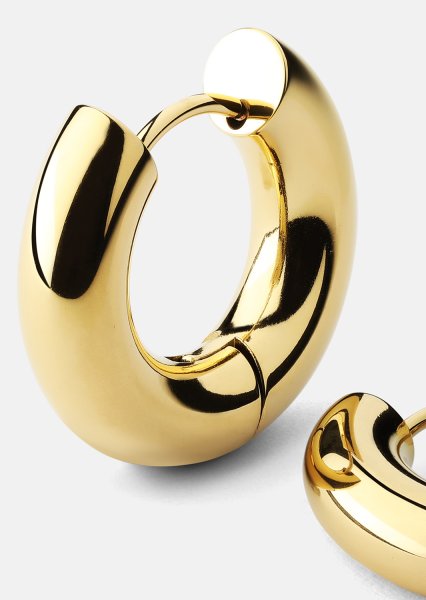 Örhängen Bold Glow – 18k Guldpläterade