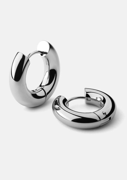 Örhängen Bold Glow – Silverpläterade