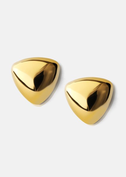 Örhängen Bold Curve – 18k Guldpläterade