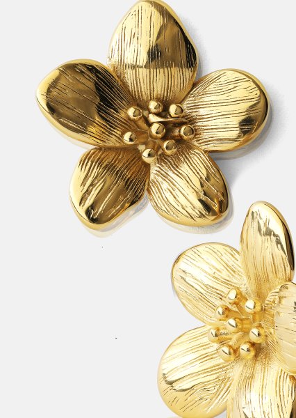 Örhängen Flora Shine – 18k Guldpläterade