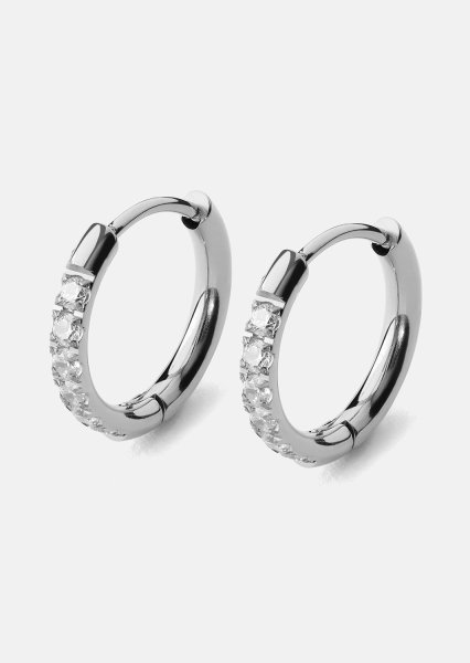 Örhängen Lumira Halo - Silverpläterade