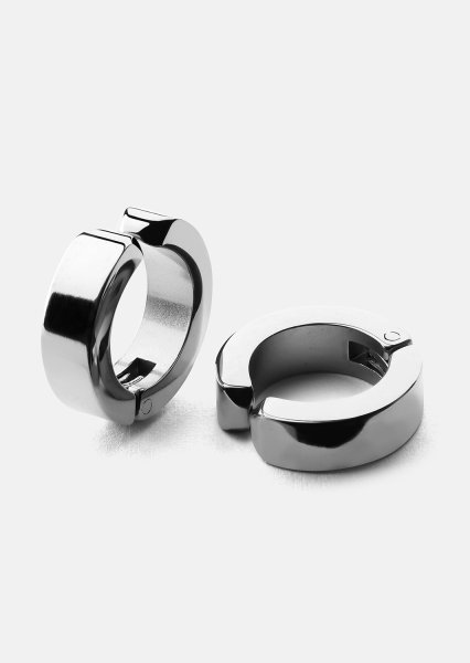 Örhänge Petite Hoop - Silverpläterat