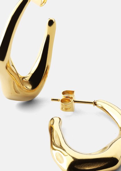 Örhänge Bold Drops - 18k Guldpläterat