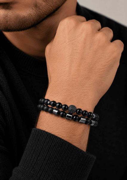 Pärlarmband Shadow Valor