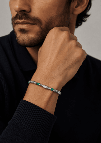 Pärlarmband Verdant Pulse