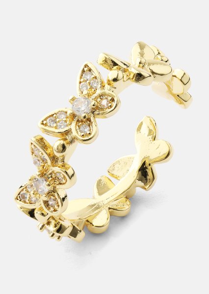 Ring Flutter – 18k Guldpläterad