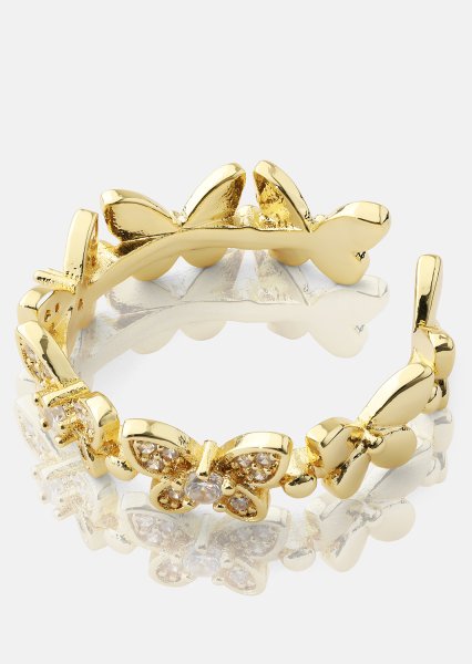 Ring Flutter – 18k Guldpläterad
