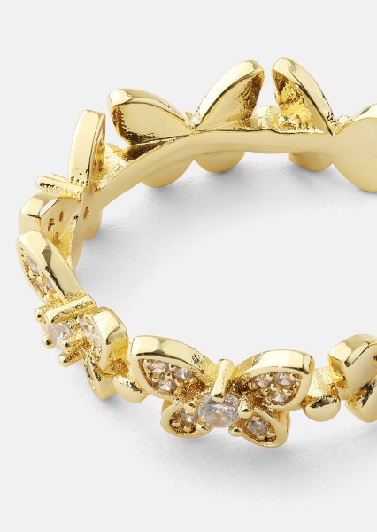 Ring Flutter – 18k Guldpläterad