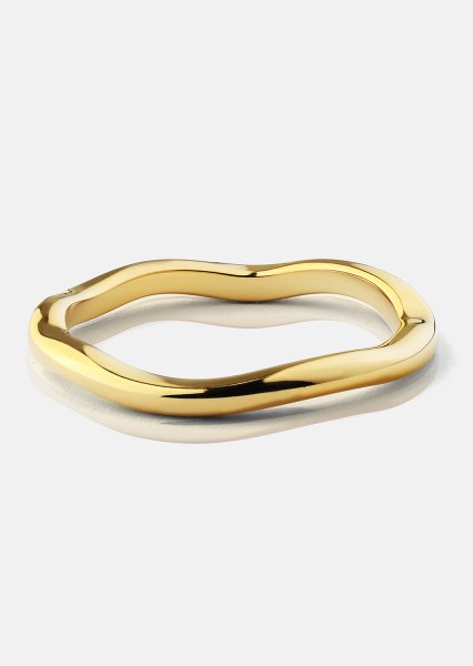 Ring Wave Gold- 18k Guldpläterad