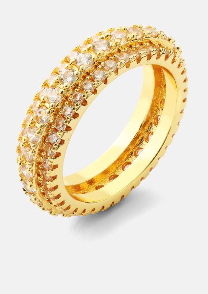 Ring Crystal Shimmer- 18k Gold Plated