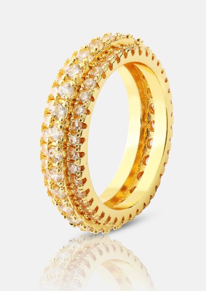 Ring Crystal Shimmer- 18k Gold Plated