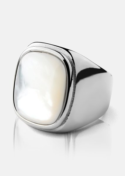 Ring Blanche - Silver Plated