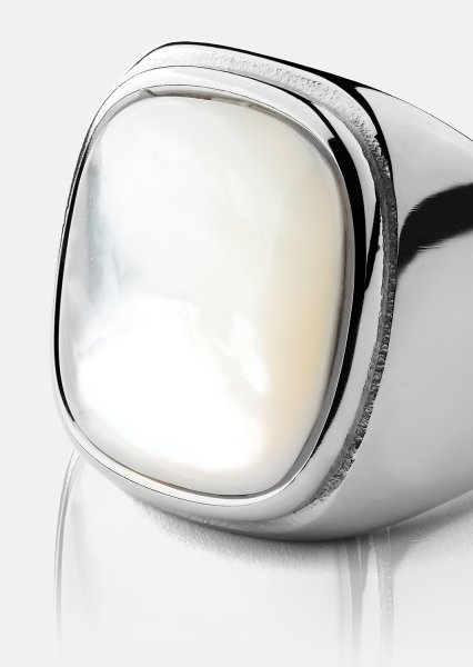 Ring Blanche - Silver Plated