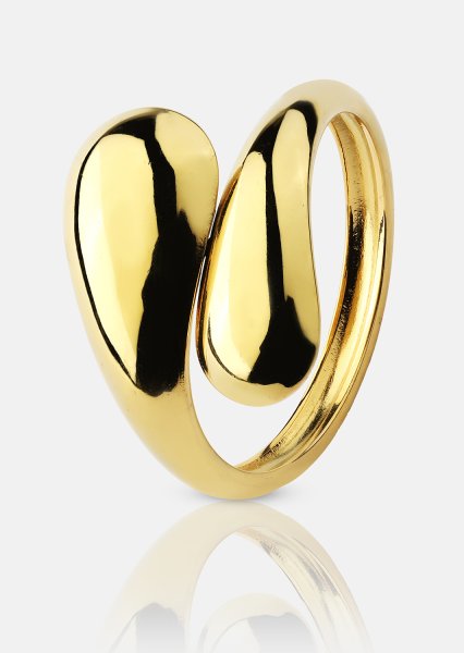 Ring Bold Drops - 18k Guldpläterad