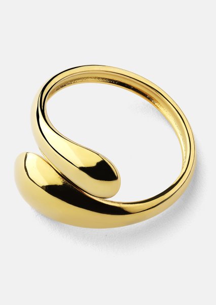 Ring Bold Drops - 18k Guldpläterad