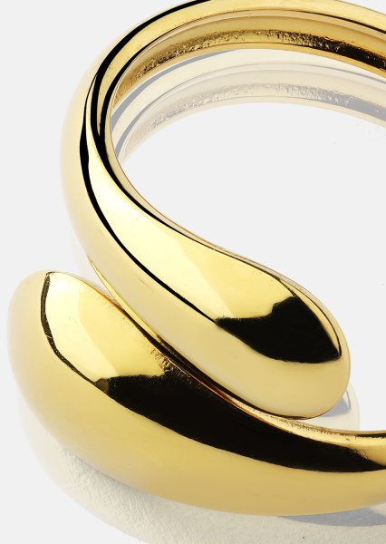 Ring Bold Drops - 18k Guldpläterad