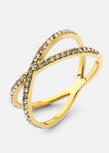 Ring Sparkle X - 18k Guldpläterad