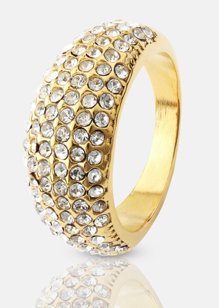 Stella Glimmer Ring - 18k Guldpläterad