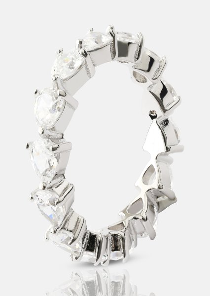 Bezel Ring - Silver Plated