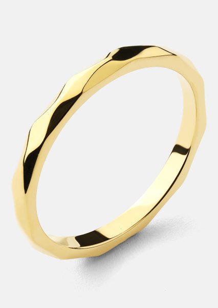 Ring Facet Gleam - 18k Guldpläterad