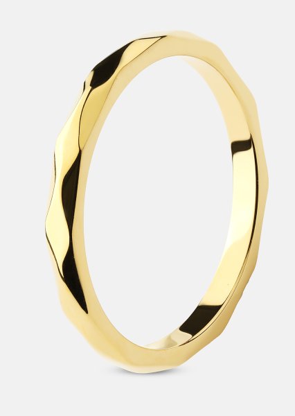 Ring Facet Gleam - 18k Guldpläterad