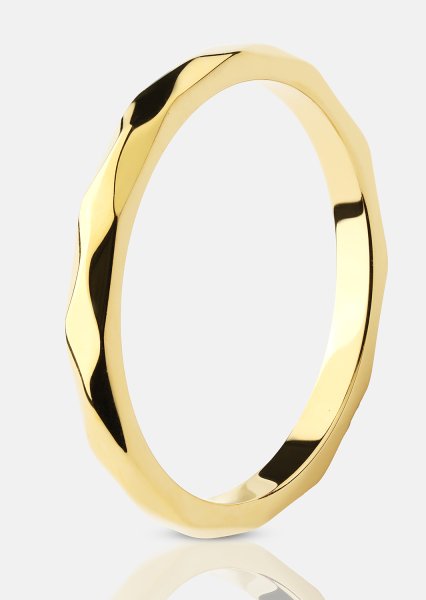 Ring Facet Gleam - 18k Guldpläterad