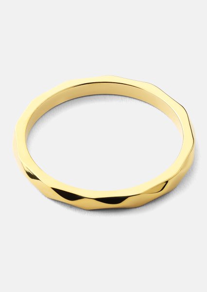Ring Facet Gleam - 18k Guldpläterad