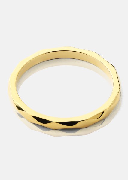 Ring Facet Gleam - 18k Guldpläterad