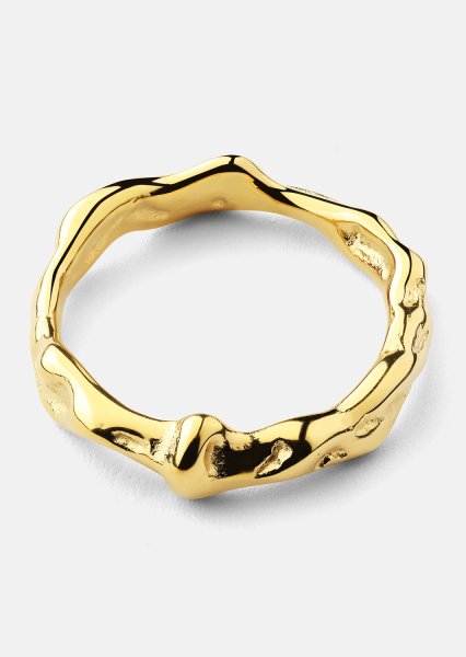 Ondula Ring - 18k Guldpläterad