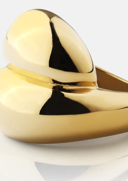 Ring Bold Flow - 18k Guldpläterad