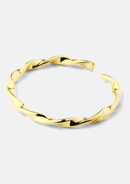 Ring Twist Whisper - 18k Gold Plated