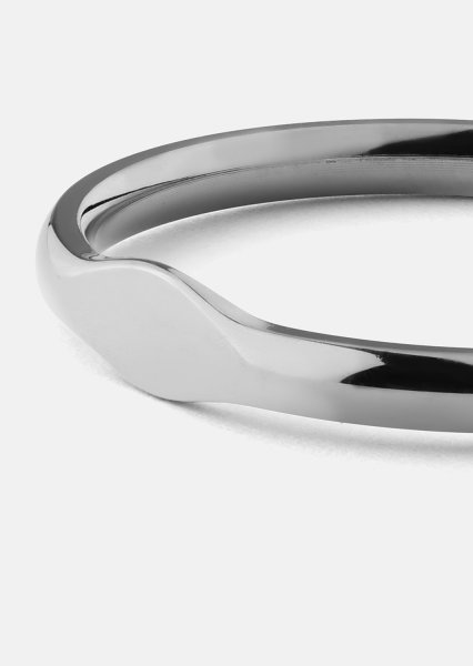 Initial Ring – Silverpläterad