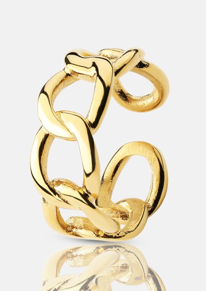 Ring Bold Chain - 18K Guldpläterad
