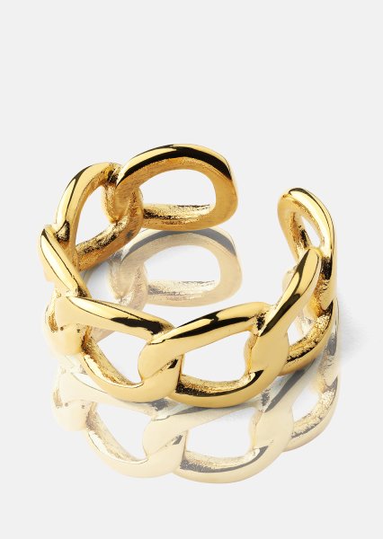 Ring Bold Chain - 18K Guldpläterad