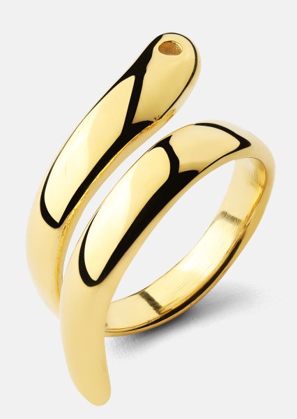 Ring Wave - 18k Gold Plated