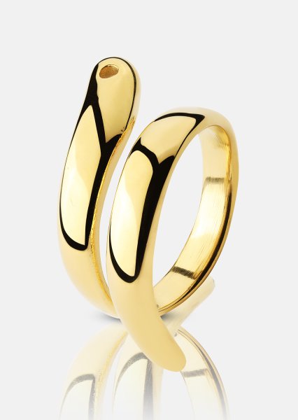 Ring Wave - 18k Gold Plated