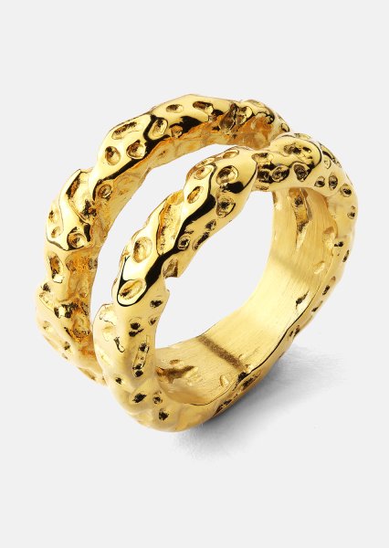 Ring Duo - 18K Guldpläterad