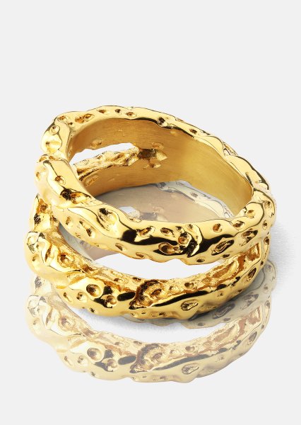 Ring Duo - 18K Guldpläterad