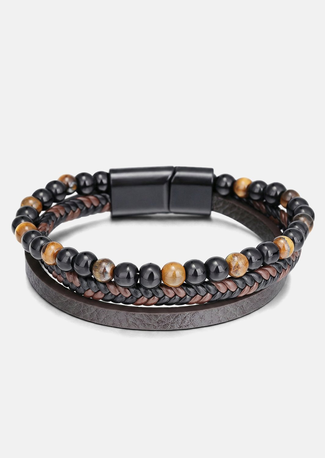 Läderarmband Raven Bond