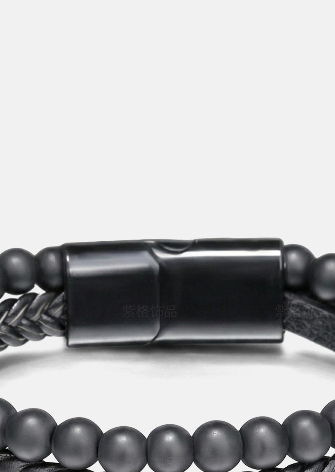 Läderarmband Raven Forge