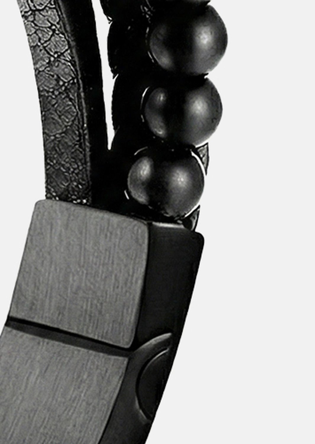 Läderarmband Noble Noir