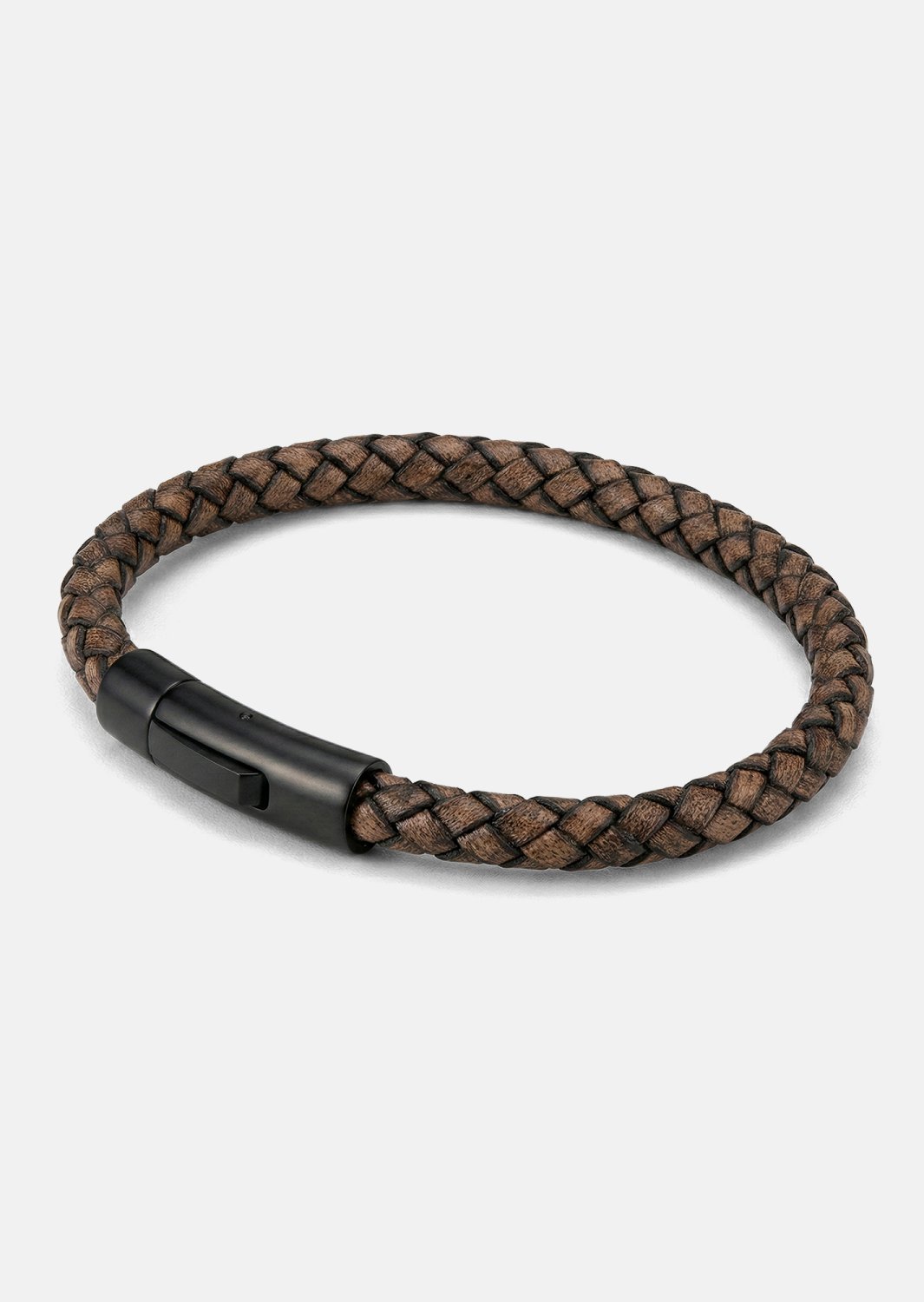 Läderarmband Brawn Weave
