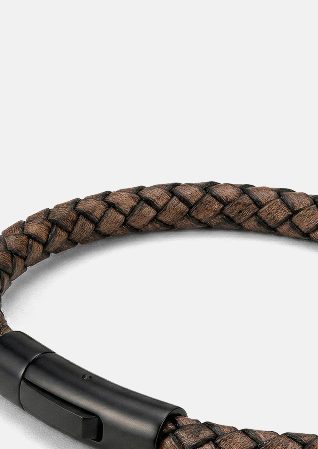 Läderarmband Brawn Weave