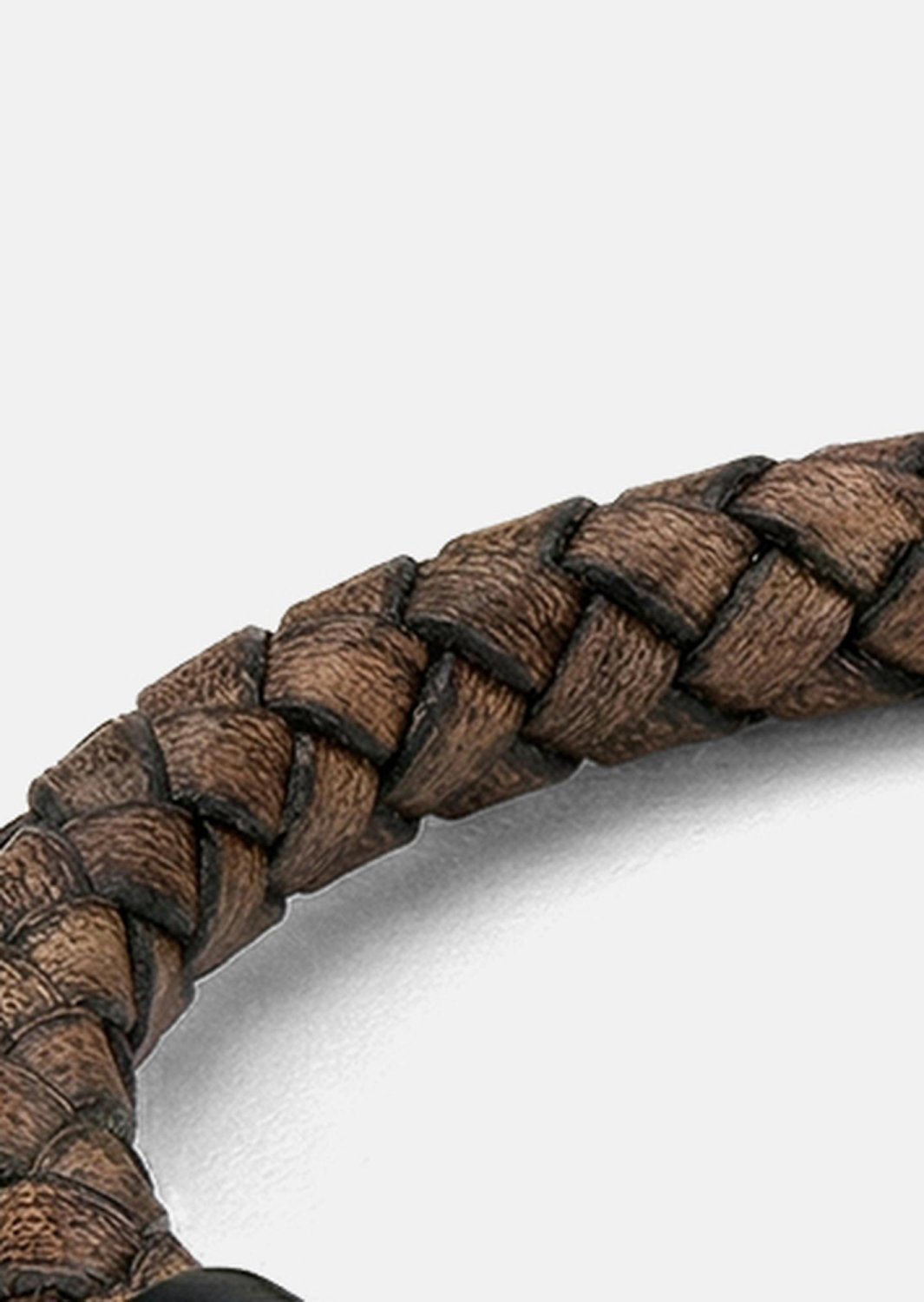 Läderarmband Brawn Weave